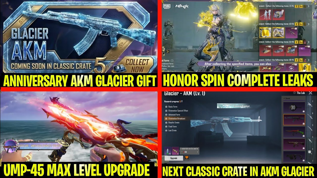 RETURN AKM GLACIER IN CLASSIC CRATE | HONOR SPIN LEAKS UMP-45 MAX UPGRADE | NEXT ULTIMATE SET RETURN