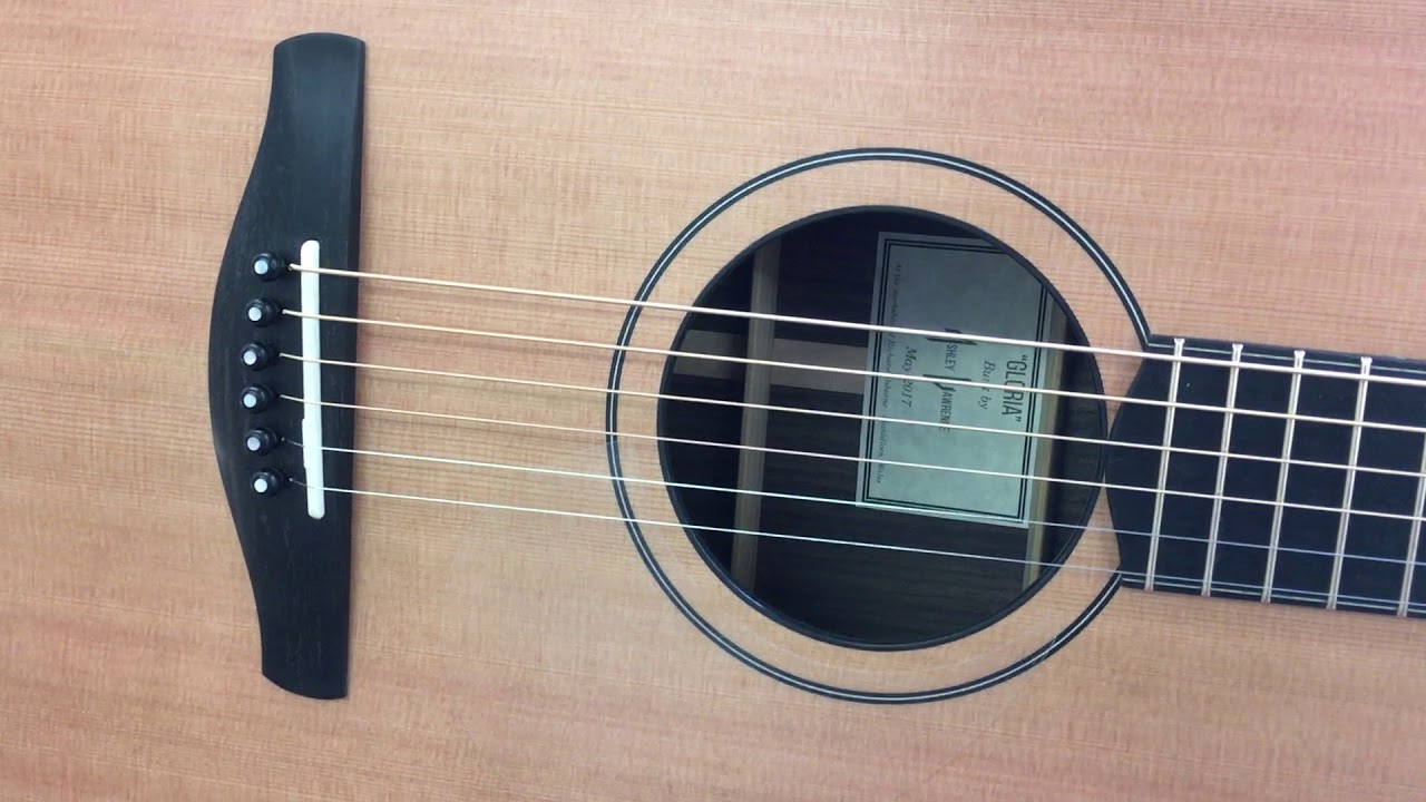 Osborne guitar making course 2017 Ash's guitar