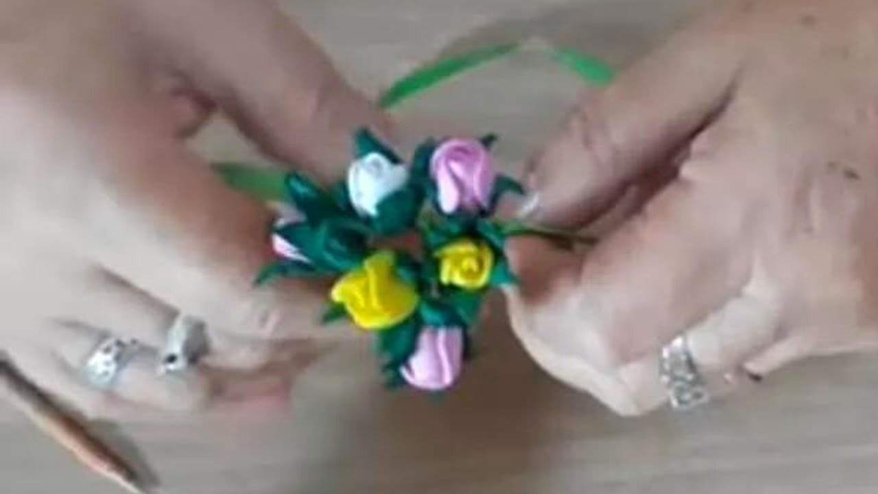 MICRO BOTÃOZINHO DE ROSA  PARA APLIQUES.  FÁCIL MODELAGEM