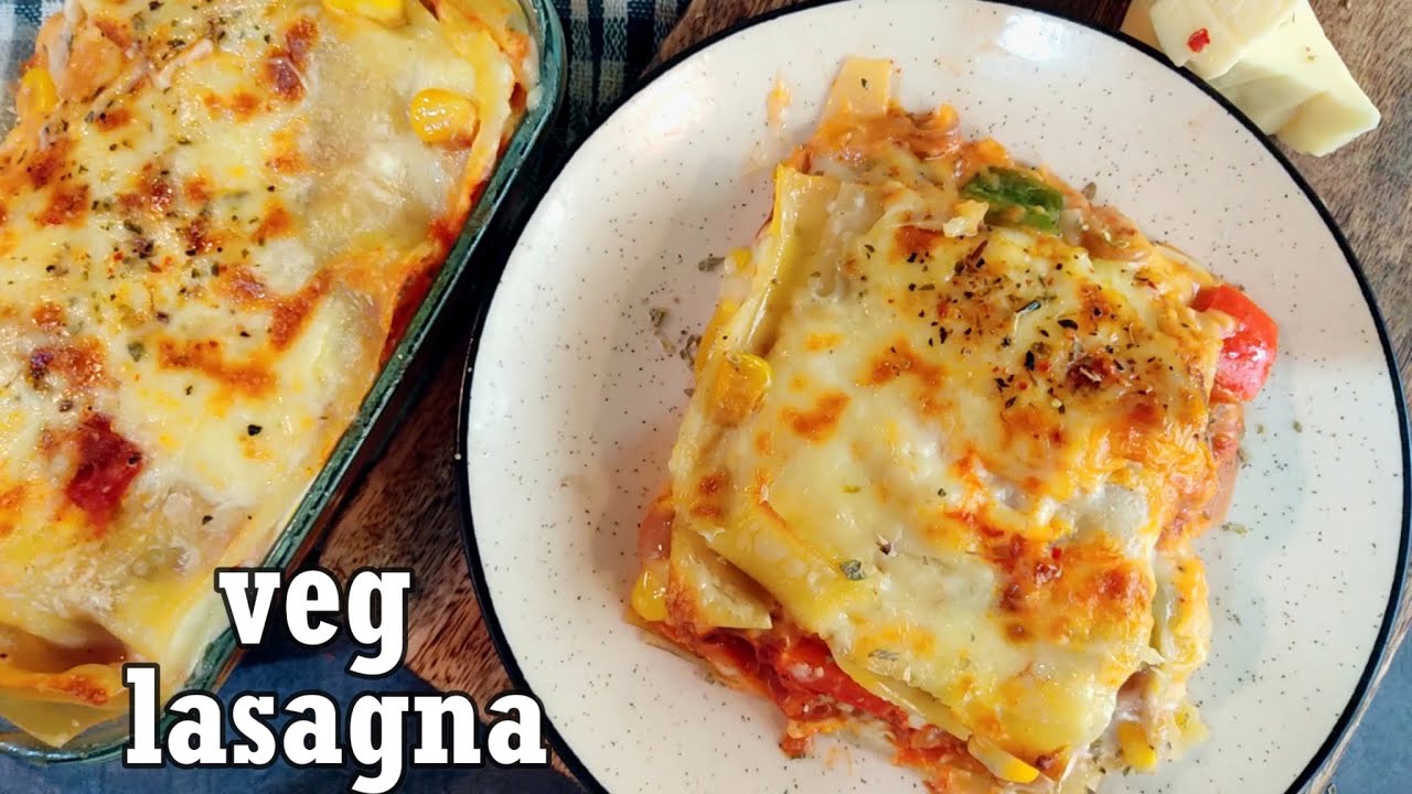 vegetable lasagna recipe|veg lasagne|red sauce lasagna|white sauce lasagna recipe|homemade lasagna