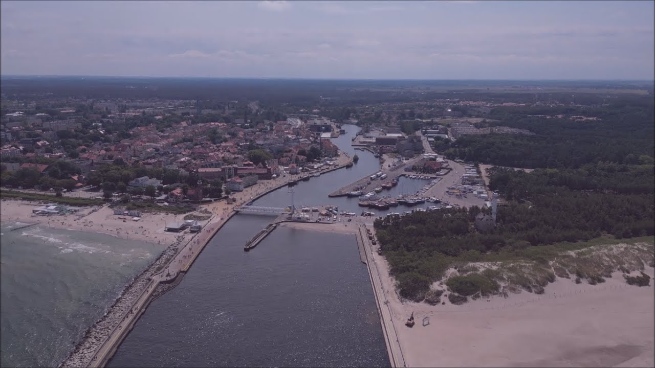 USTKA Z DRONA | PORT, WYBRZEŻE ORAZ PANORAMA 360 Z NAD USTKI |