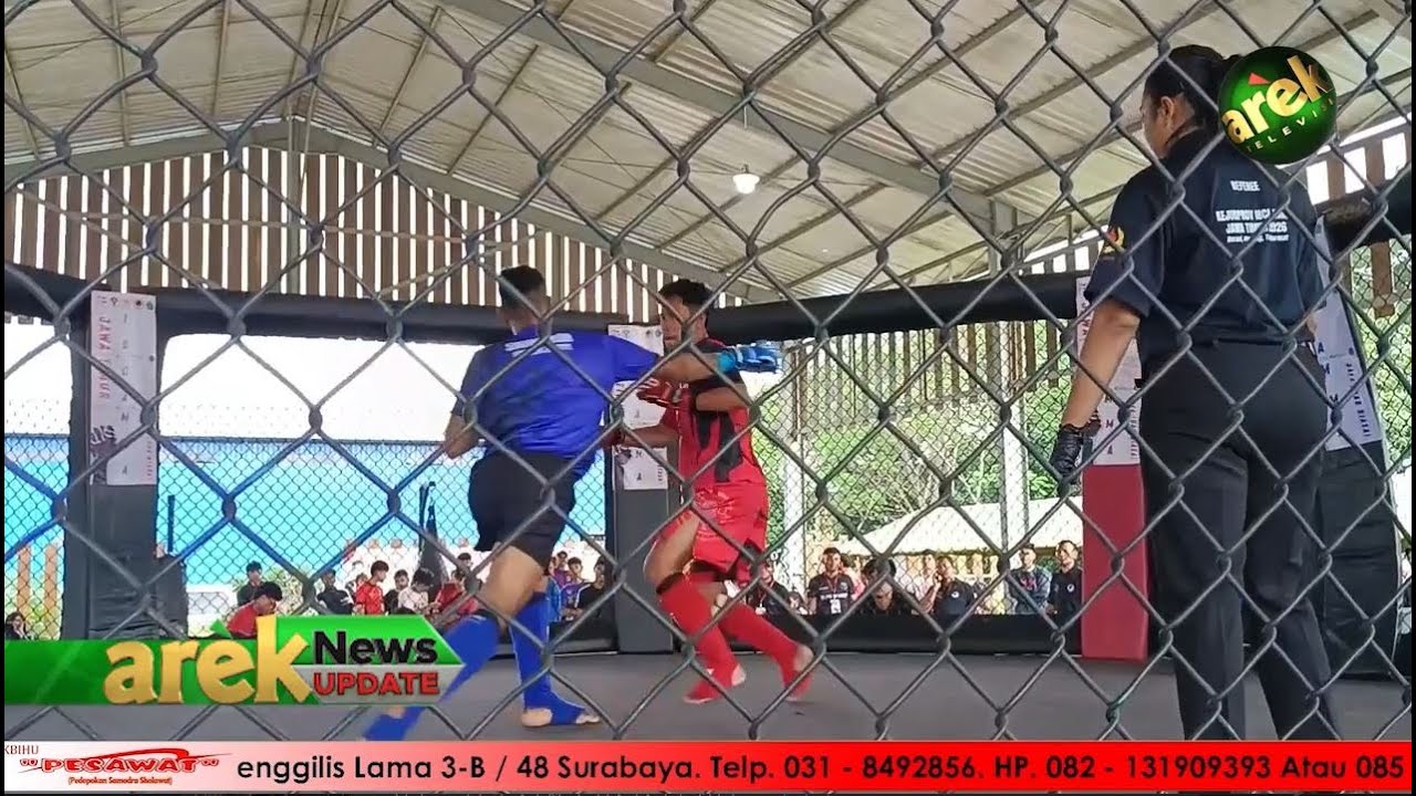 SIDOARJO - RATUSAN ATLET DI JATIM BERTANDING MEREBUTKAN TIKET PON BELA DIRI II MANADO DAN MALAYSIA