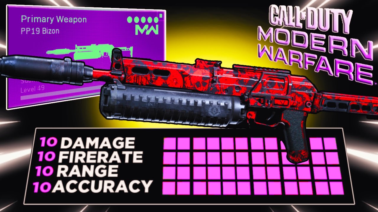 the ABSOLUTE BEST PP19 BIZON CLASS SETUP in COD MW