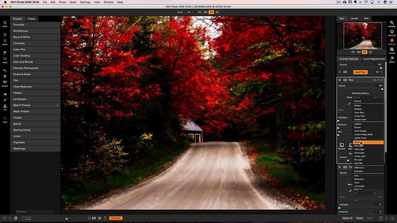 ON1 Photo - The Soft Glow Landscape Effect