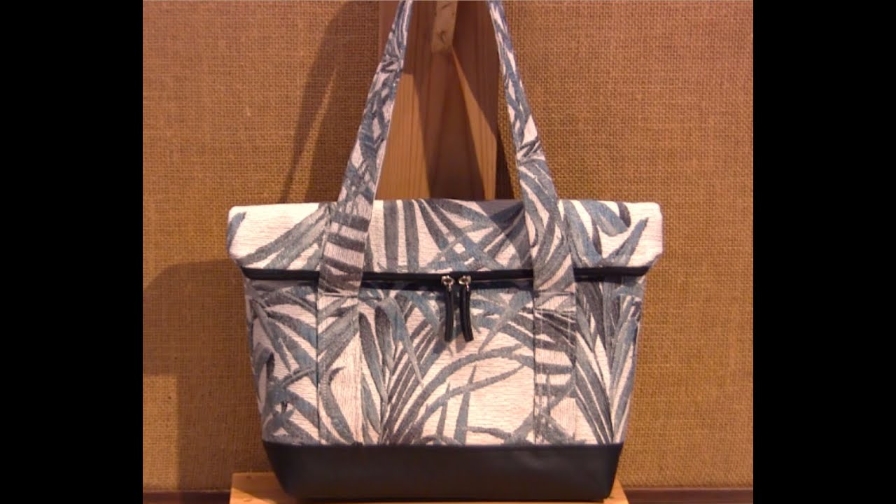 Sac Palmes à contenance variable. Simple et pratique. DIY déb aussi.