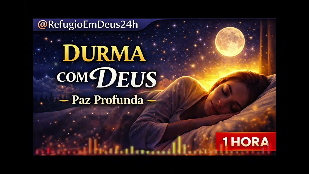 Música para Dormir com Deus | 1 Hora de Paz Profunda e Relaxamento