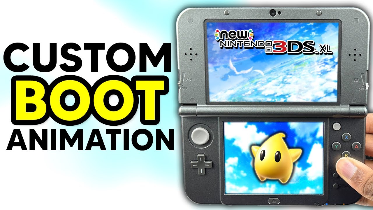 How to get Custom Boot Animations on 3DS!