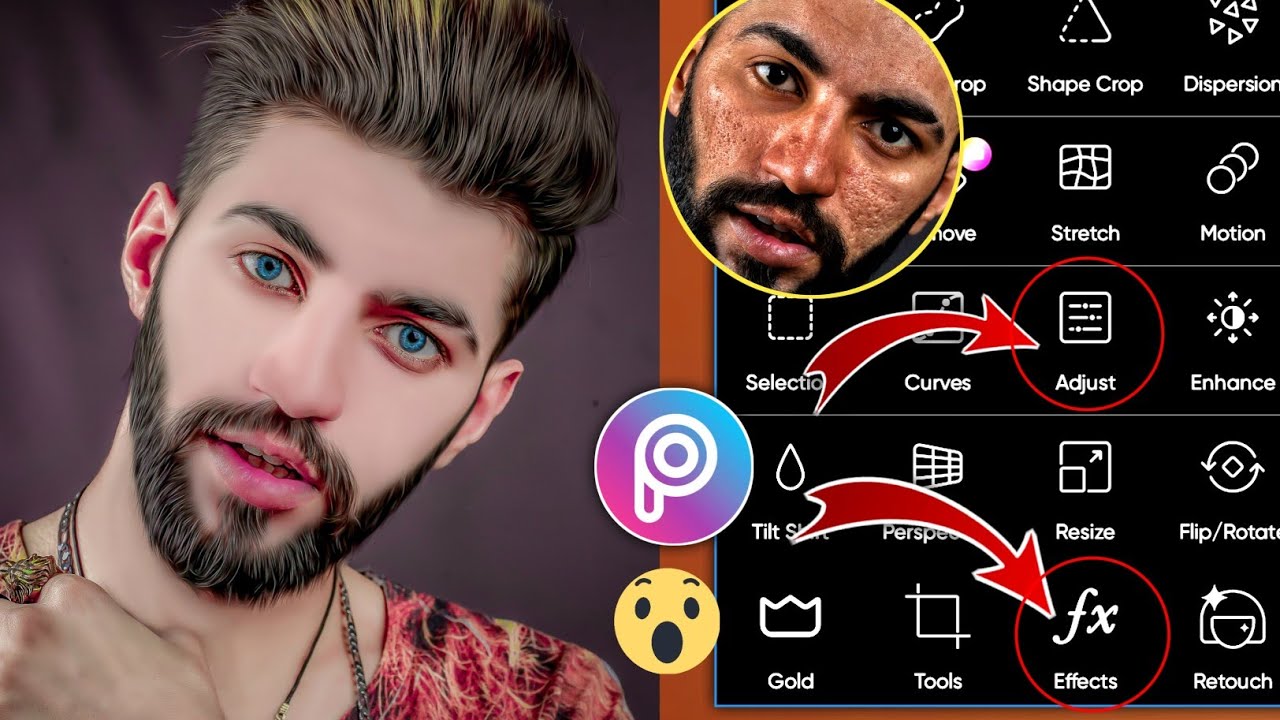 PicsArt Face Smooth Photo Editing | Oil Paint Face smooth Editing | Face Smooth Photo Editing Tricks