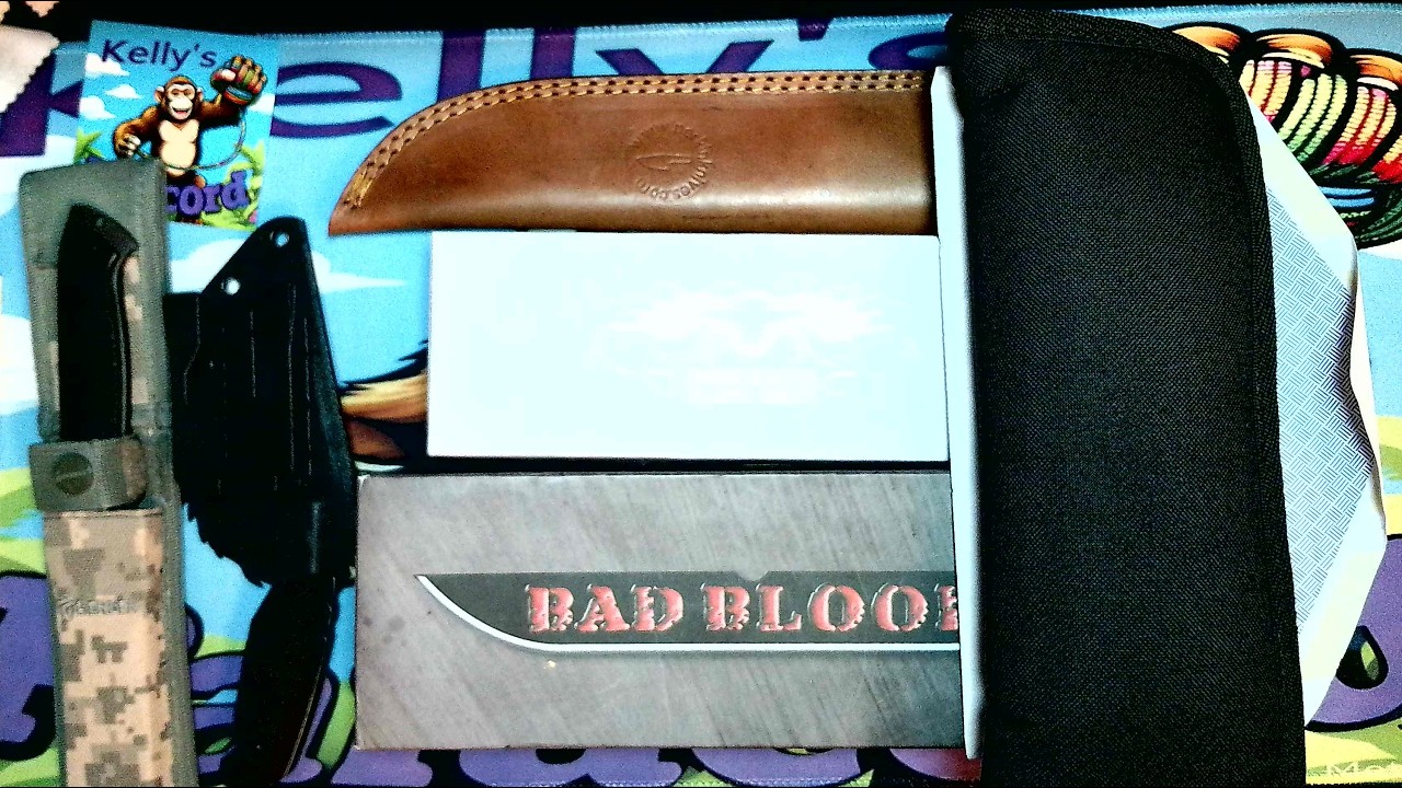 For Sale or Trade Lot #2  Fixed Blades  1 handmade