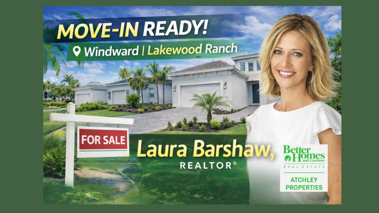 Move-in ready • New construction • Lakewood Ranch living at its best!