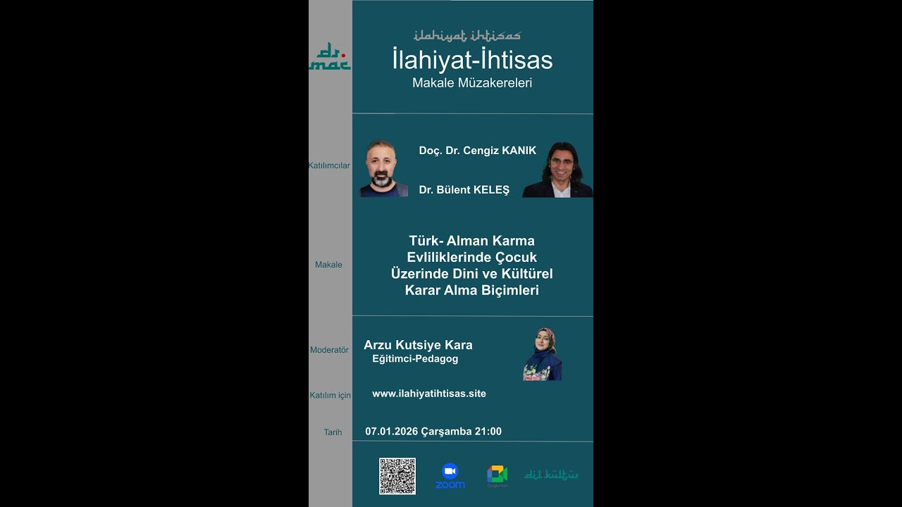 Doç. Dr. Cengiz KANIK & Dr. Bülent KELEŞ ile Makale Müzakeremiz