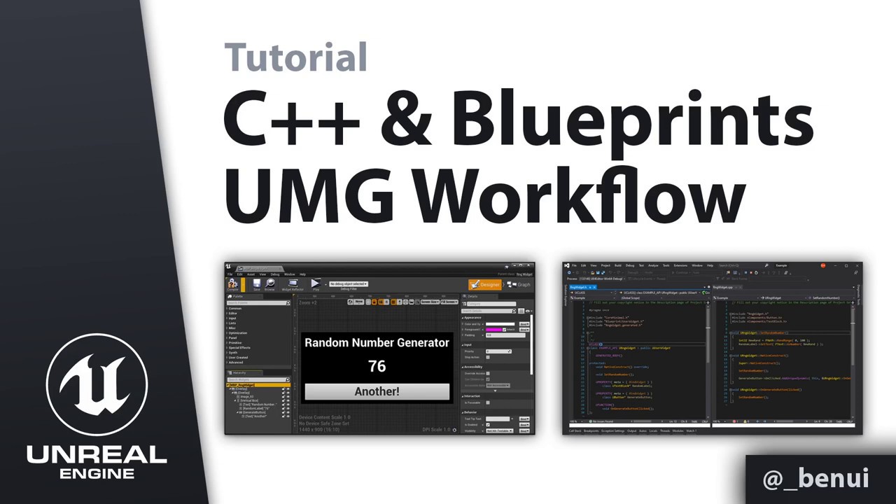 Unreal Engine 4 UI: C++ & Blueprints UMG Workflow Tutorial