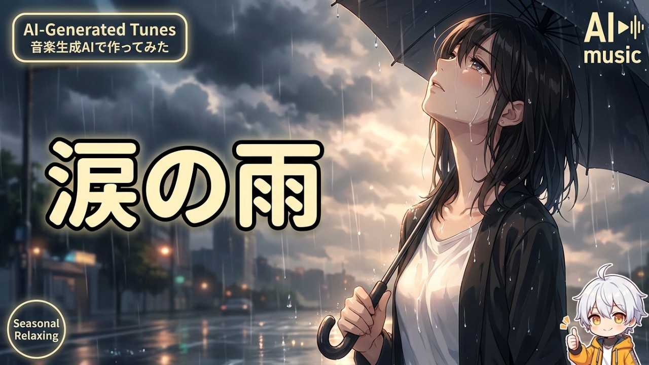 涙の雨【音楽生成AIで作ってみた】＃1871 #PopBallad