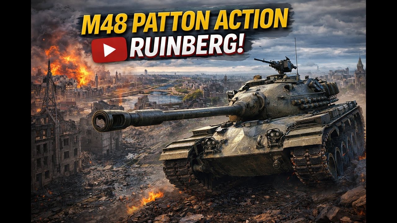 M48 Patton | Nearly 5k Damage on Ruinberg