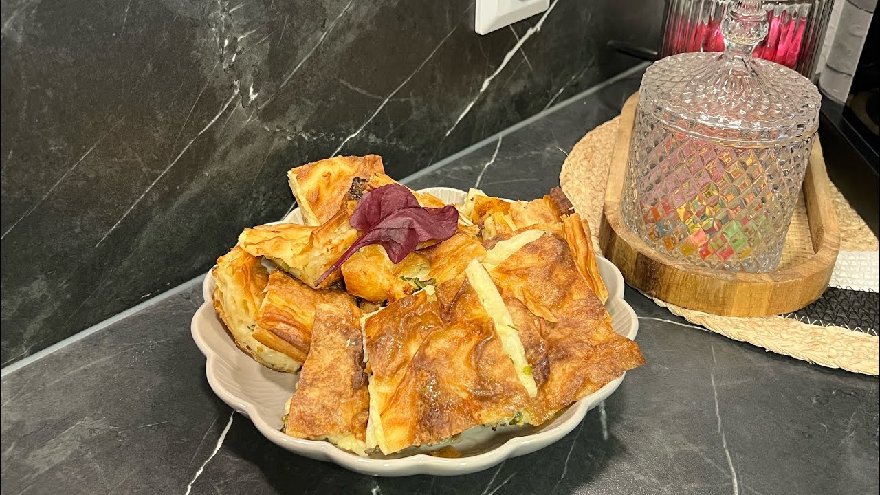 🌿🇹🇷🇩🇪 SU BÖRĞİ TADINDA PEYNİRLİ BÖREK 🥯 