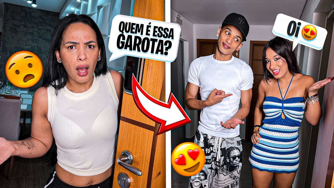 LEVEI UMA GAROTA PRA CASA ESCONDIDO E MINHA M&Atilde;E N&Atilde;O GOSTOU !! Ele Passou dos Limites 😱