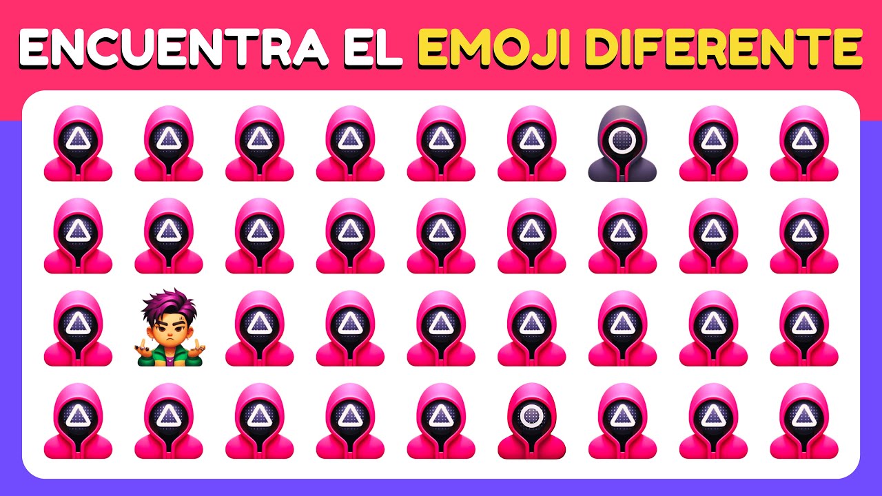 Encuentra el raro - ¡Edición Squid Game 2! 🦑🔺🟢 | Fácil, Medio, Difícil | Quizzer Panda