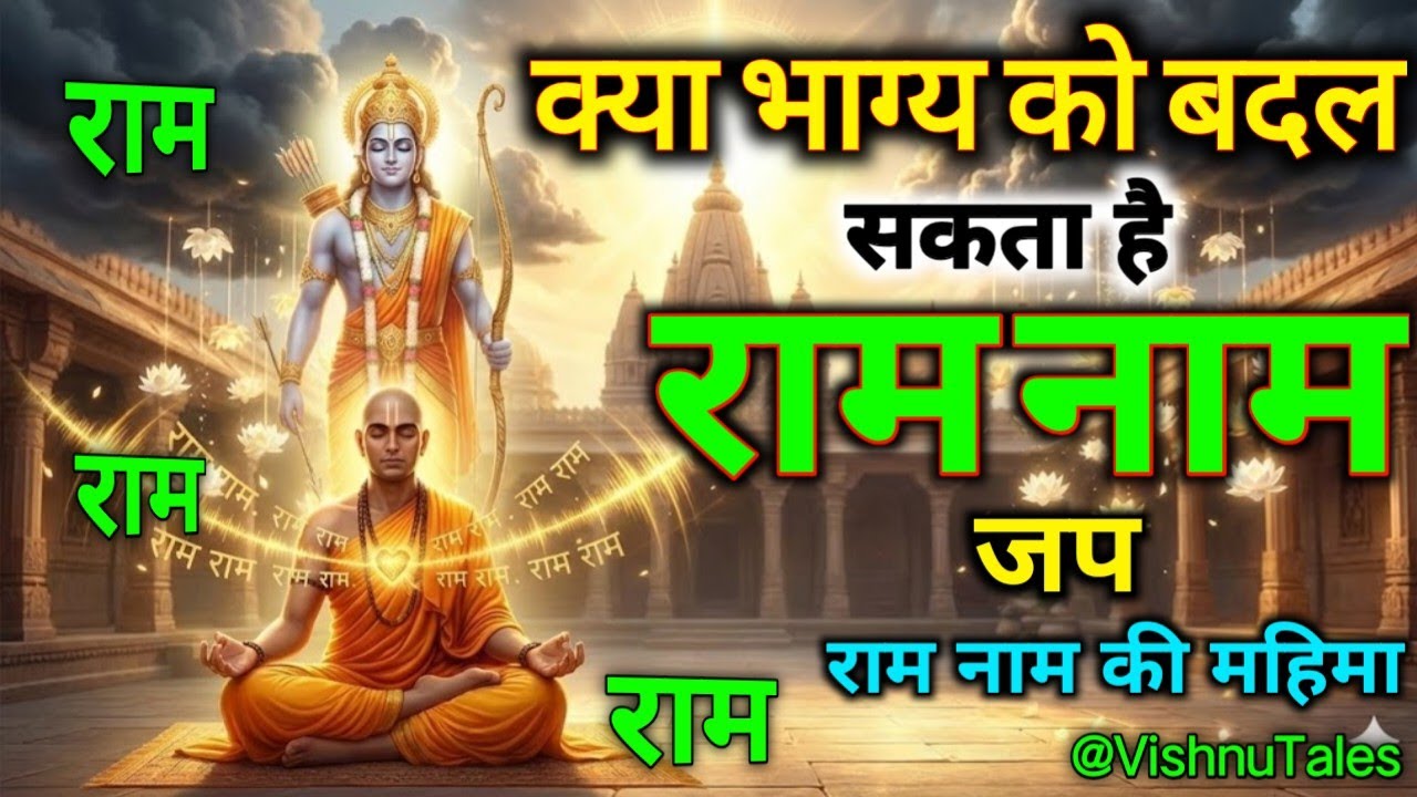 क्या प्रारब्ध (भाग्य) को बदलने की शक्ति रखता है राम नाम जप | राम नाम की महिमा #viral #viralvideo