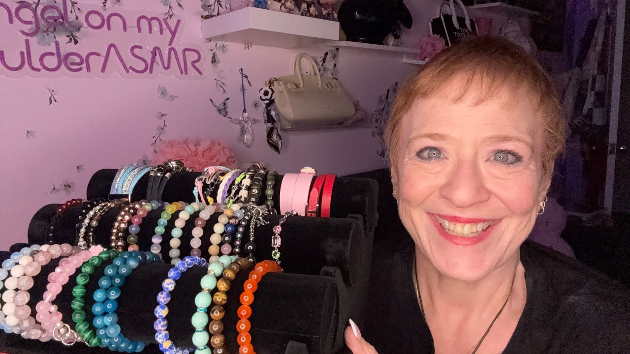 ASMR -ROLEPLAY- crystal shop selling you bracelets - collab with  @lorrilatteasmr439 
