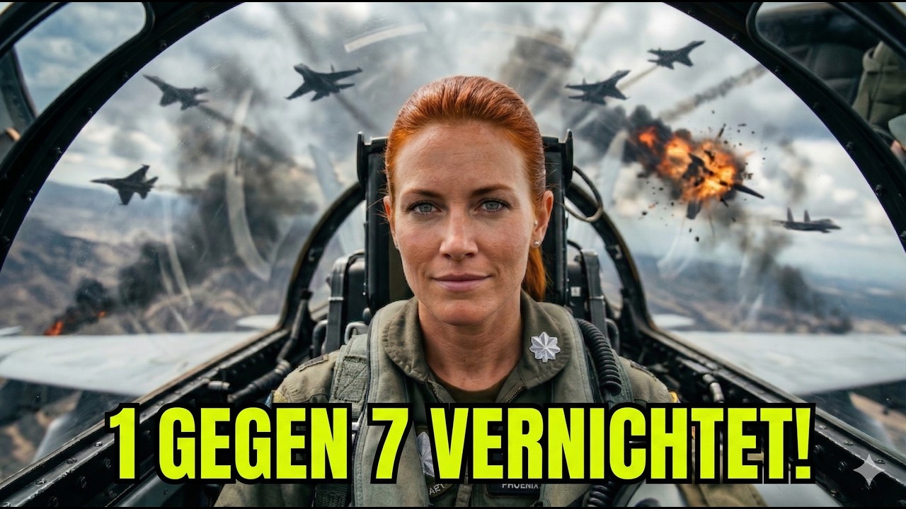 Sie lachen &uuml;ber die Pilotin, dann vernichtet Legende &sbquo;Phoenix&lsquo; 7 moderne Kampfjets sofort!