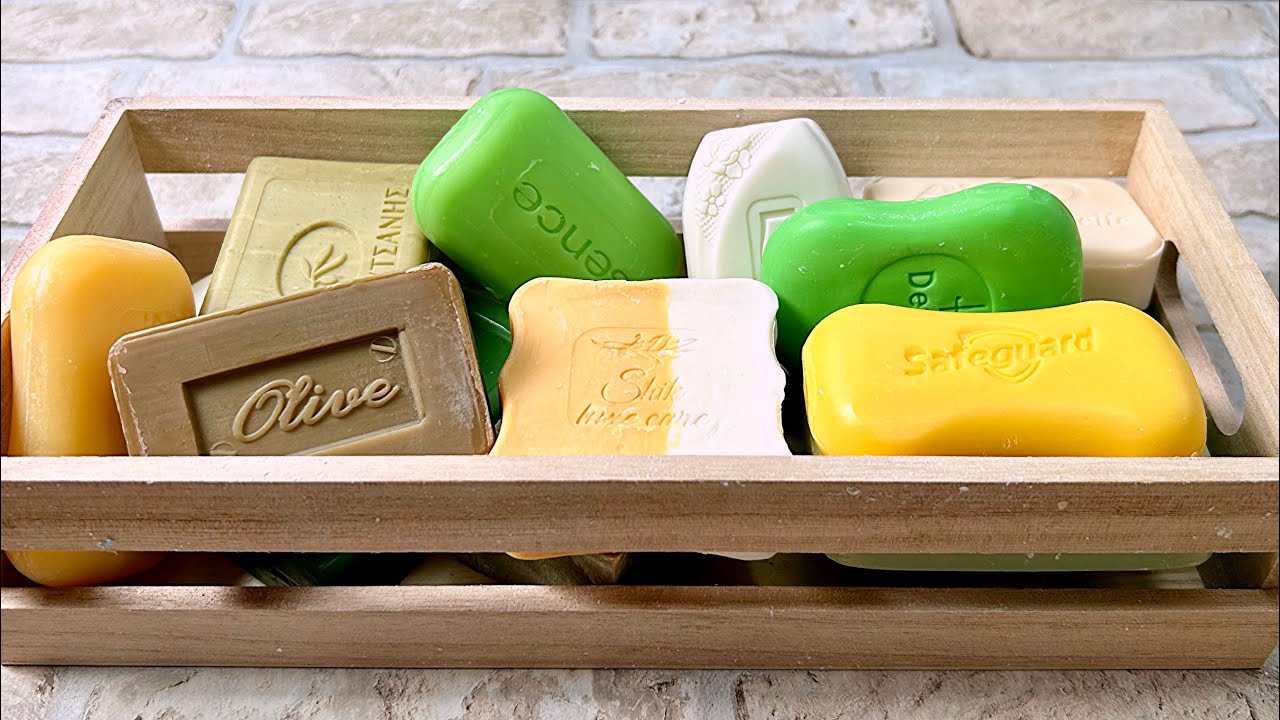 ASMR soap cutting Relaxing sounds АСМР мыло
