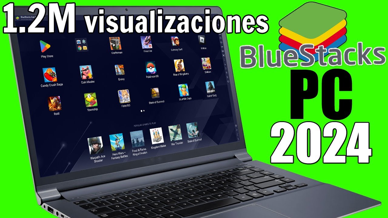 📥 C&oacute;mo DESCARGAR BlueStacks para PC ▶ [ 2024 ] Windows 10 [ &Uacute;ltima Versi&oacute;n ]