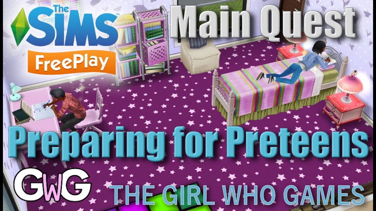 The Sims Freeplay — Подготовка к заданию «Дети дошкольного возраста»