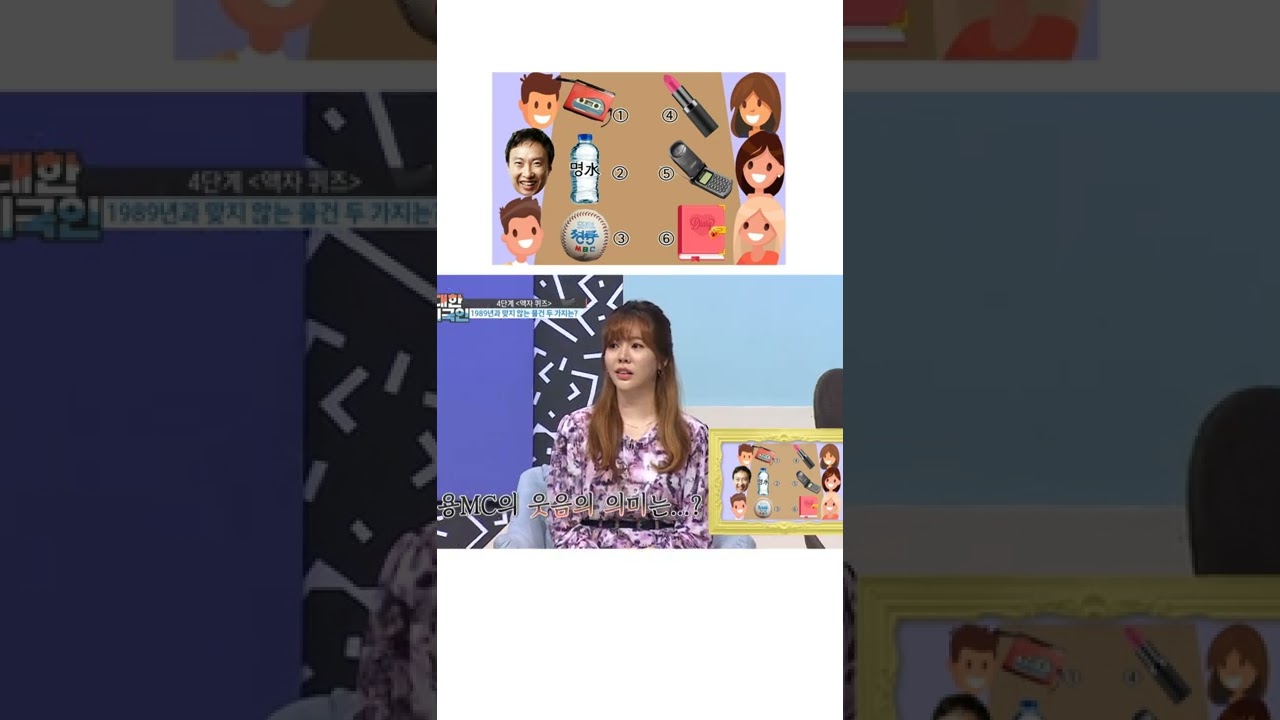 그림 속 1989년과 맞지 않는 물건은? l 