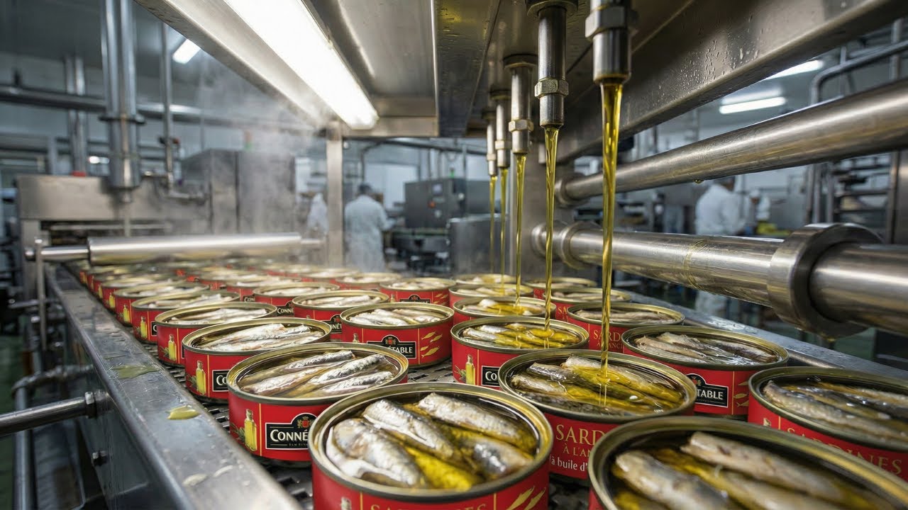 Comment c’est fait : Les Sardines en Conserve – L’incroyable production des sardines en boîte !
