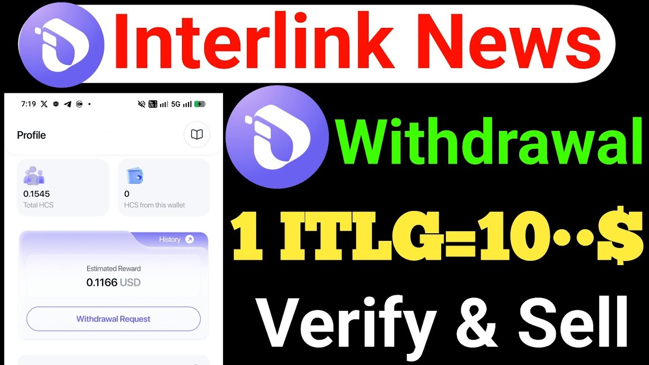 Interlink News Today | Interlink New Update Todays | ITLG Withdrawal Process | ITLG Verified #crypto
