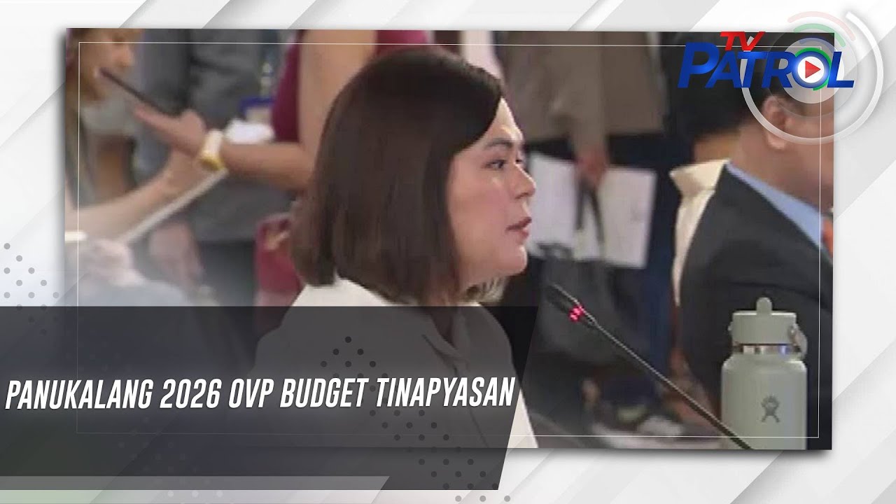 Panukalang 2026 OVP budget tinapyasan | TV Patrol