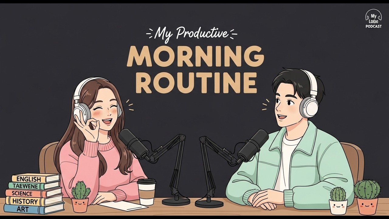Morning Routine To Improve Your English | Easy English Podcast for Conversation Practice B1