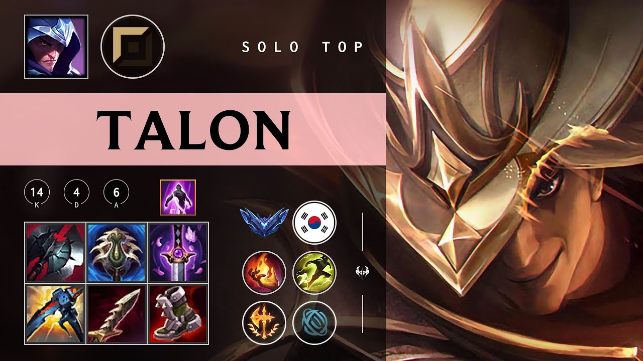 Talon Top vs Jax - KR Diamond Patch 26.02