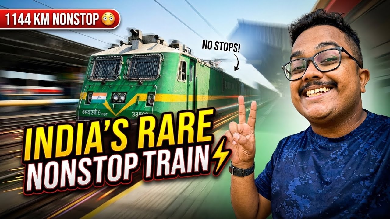 India&rsquo;s Rare NONSTOP Train 🔥  Bandra to Jaipur Without Stops | But Got Overtaken?! 09706