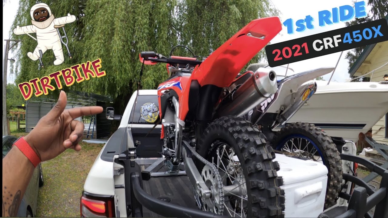My first time riding a dirt bike. 2021 Honda CRF450x at Walker Valley ORV Park 4K HD