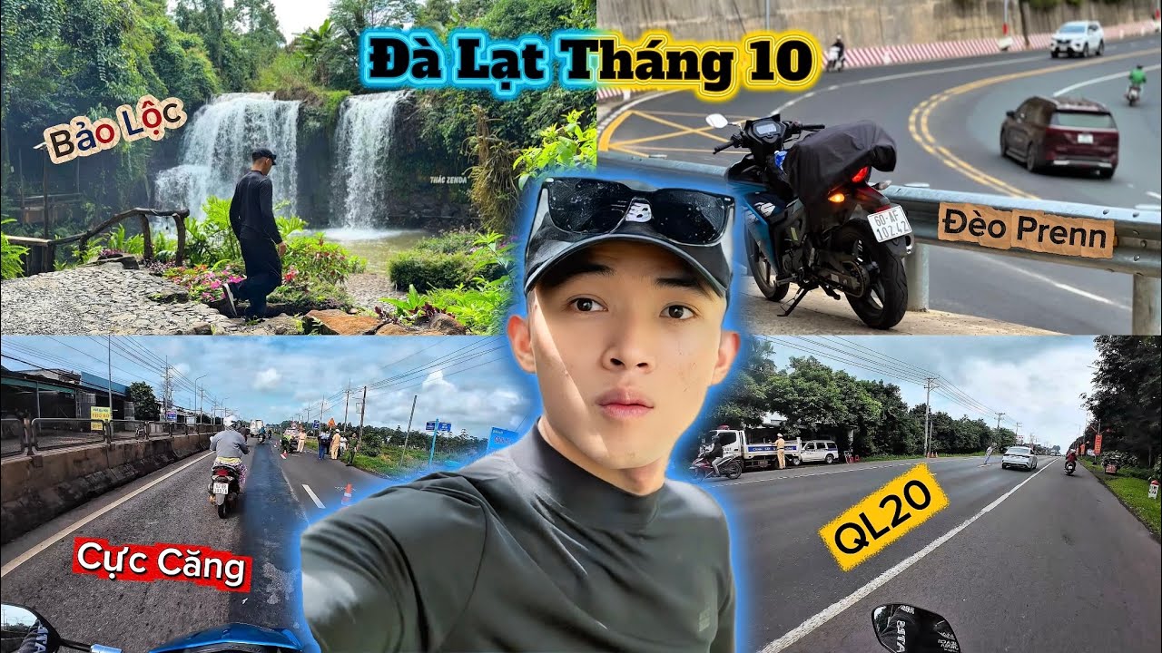 Phượt Đà Lạt Một Mình Bằng Cung Đường Ql20 Cực Căng | Chill Chill Tại Bảo Lộc