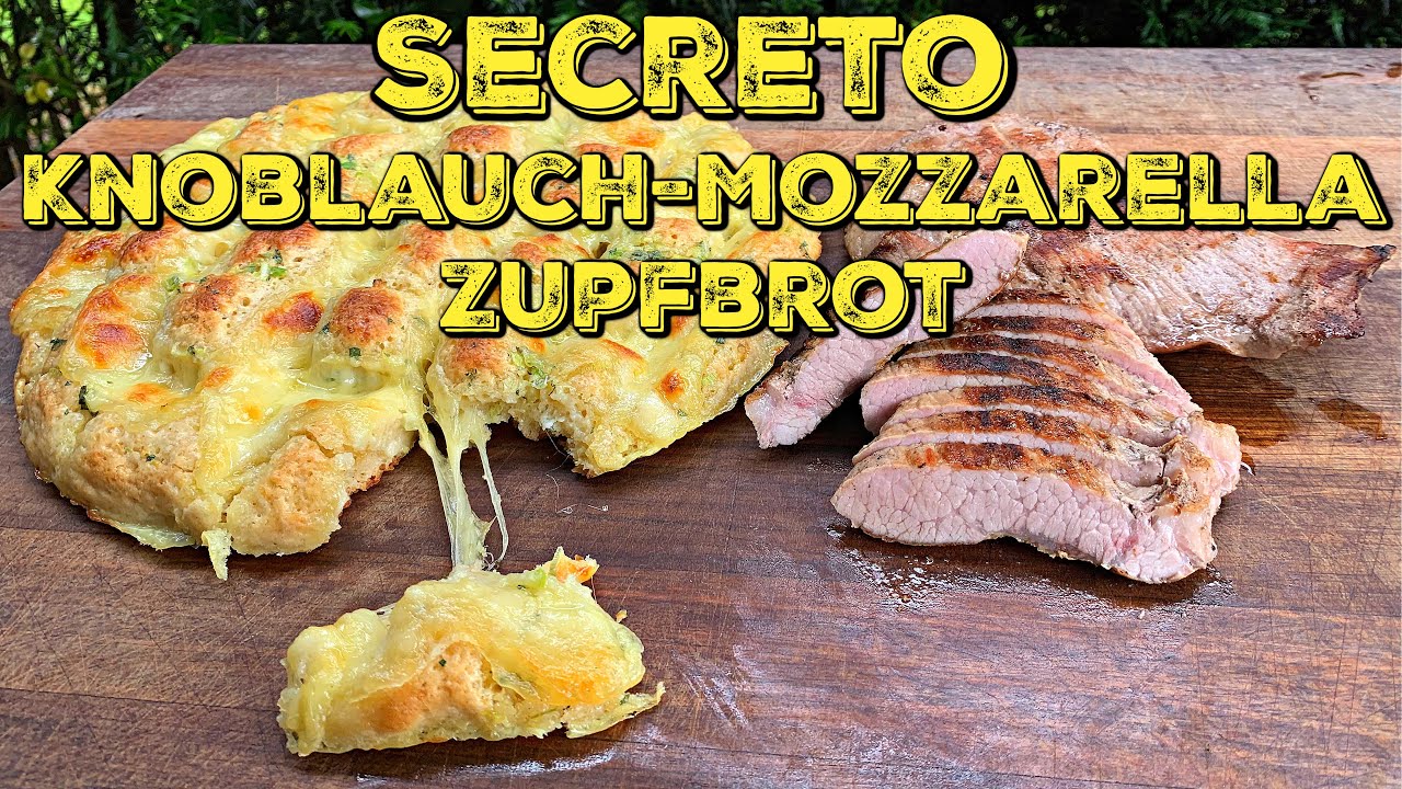 Secreto mit Mozzarella-Knoblauch Zupfbrot - Eine traumhafte Kombination