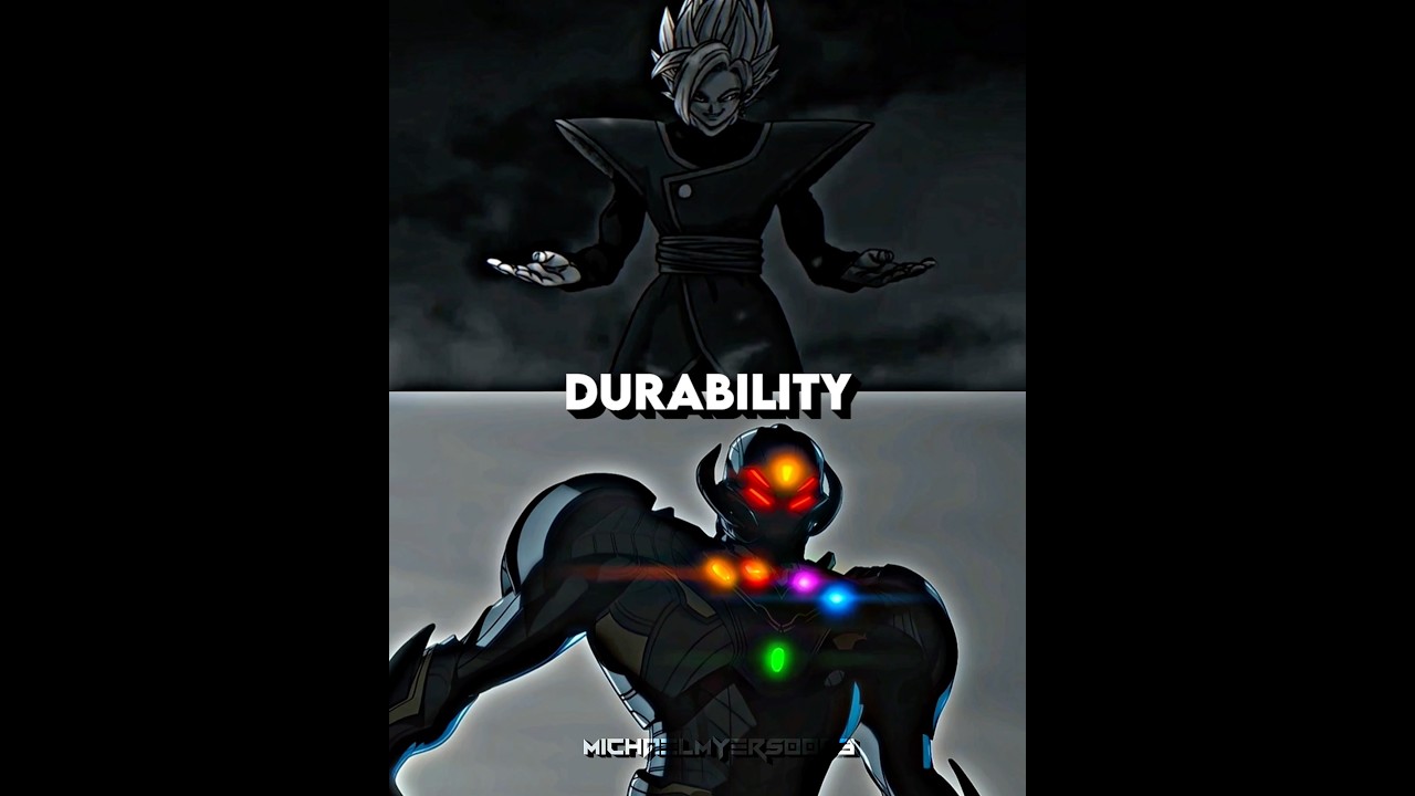 Fused Zamasu vs Infinity Ultron #edit #shorts #viral #vs #show #marvel #goku #dragonball #tv #mcu
