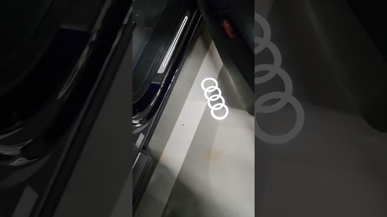 Audi led welcome door lights  / Best in the market / Fits all Audi models