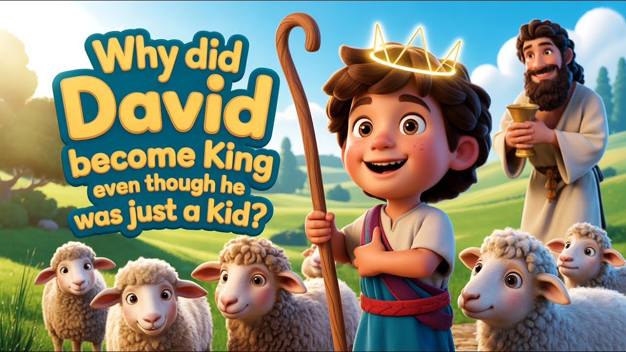 Why did David become king even though he was just kid?
