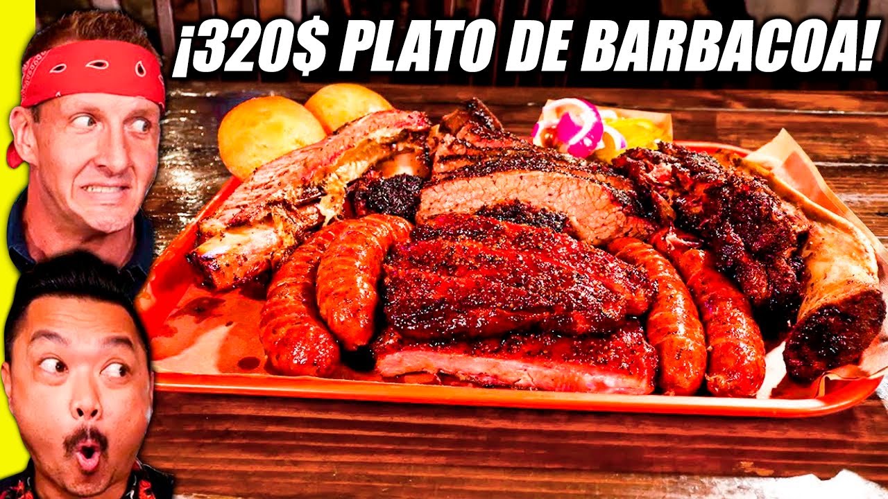 ¡BBQ de $14 vs BBQ de $320 en TEXAS! ¡La peor pesadilla de un vegano!