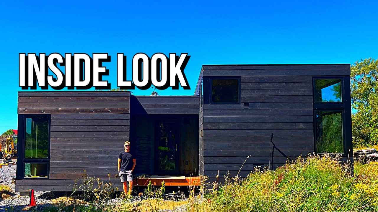 They Built a 3 Piece PREFAB HOME on Wolf Island and I got the First Look!