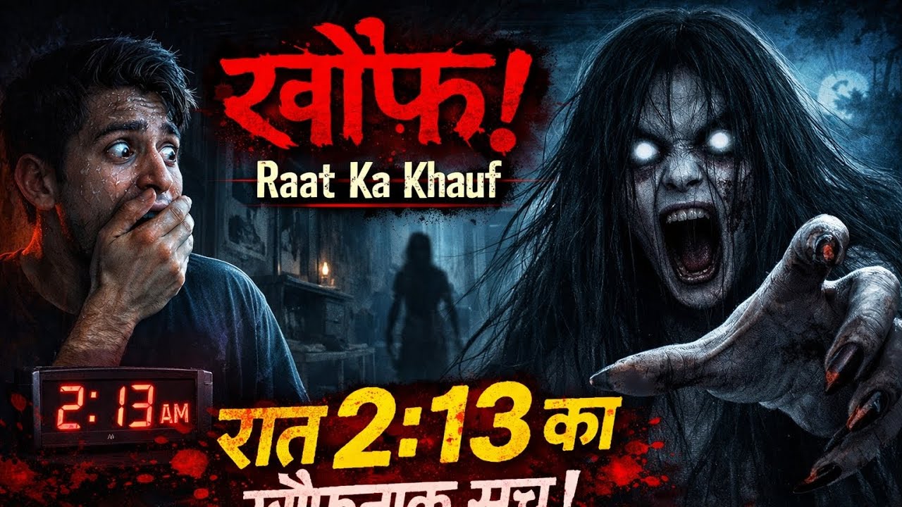 खौफ 😱 रात में जो हुआ वो कैमरे में कैद हो गया | Scary Horror Story