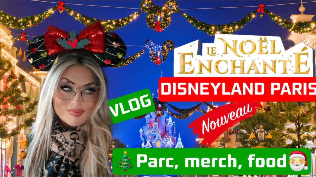 1er jour de NOËL DISNEYLAND PARIS 2025 - VLOG avec : Food, Merch, Décorations, Personnages