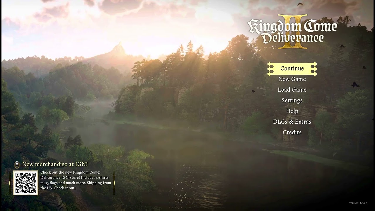 Kingdom Come Deliverance 2 = Main Menu