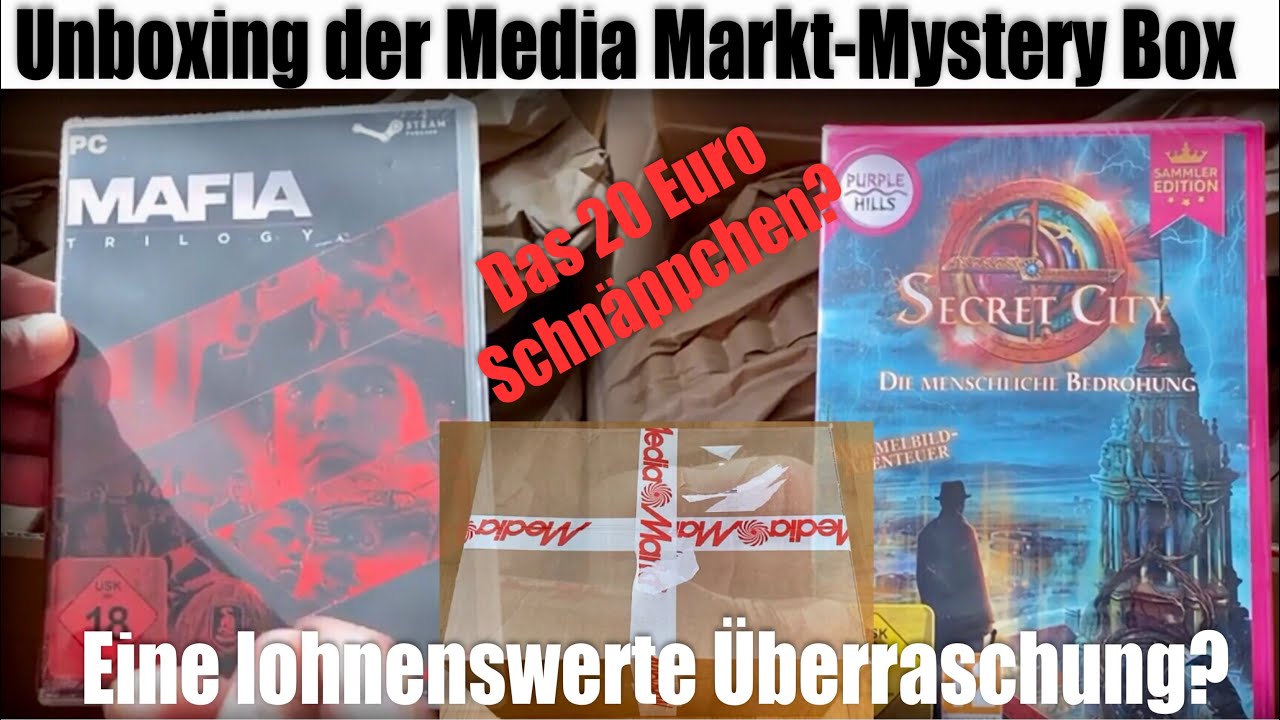 (RP) Unboxing Mystery Box Media Markt 📦  Videospiele für 20 Euro...eine gute Wahl? 🤔Überraschungsbox