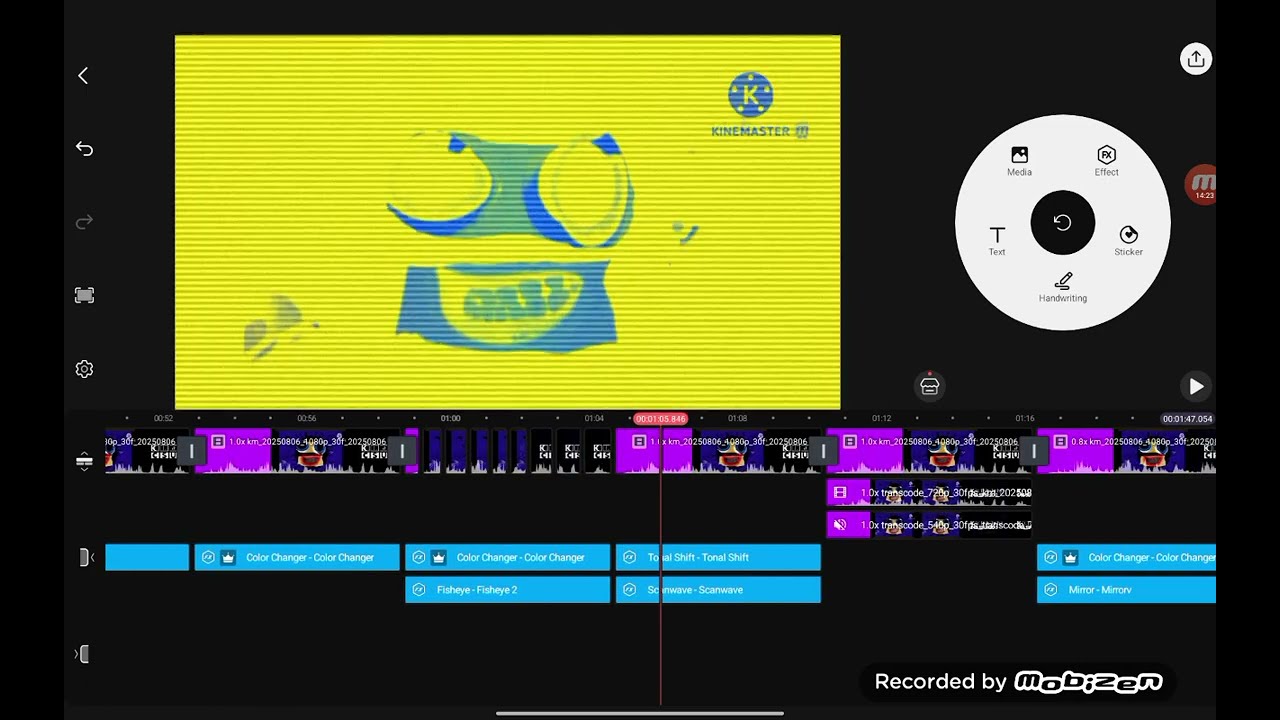 (MOST POPULAR VIDEO) How to make klasky csupo effects #1 on kinemaster (part 2)