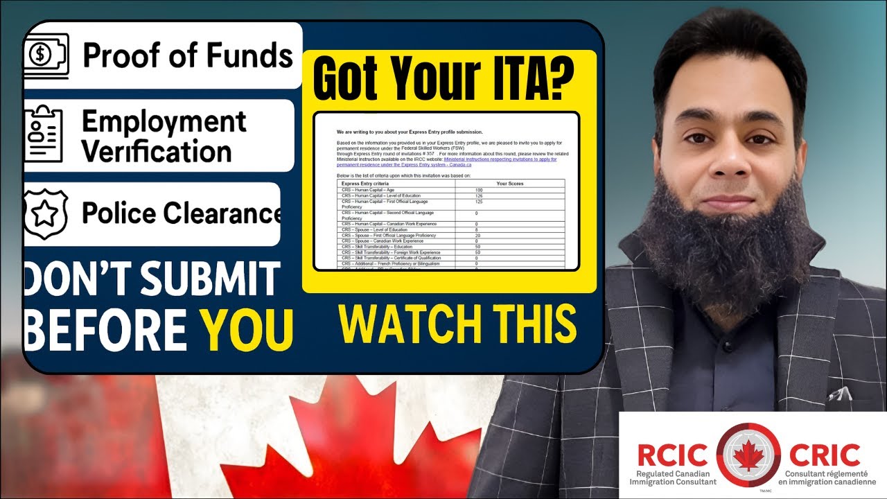 Got ITA for Canada PR?&nbsp;| Proof of Funds, PCC, Medical & Documents Explained