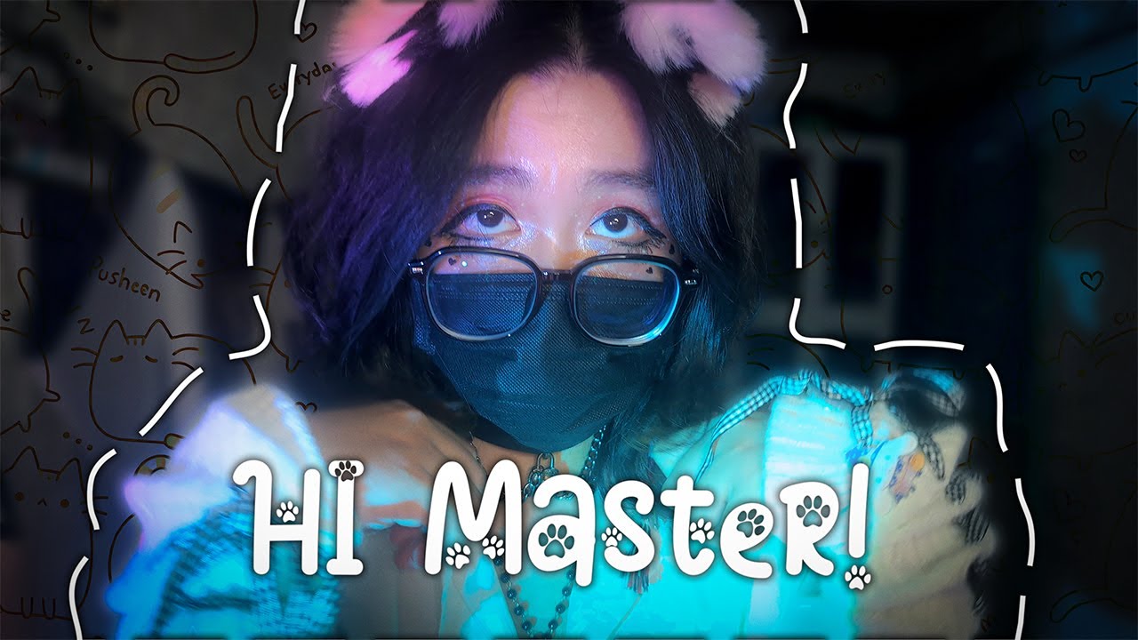 Femboy Catboy ASMR 😻 1 Hour of Purring & Hypnotic Hand Movements (No Talking)