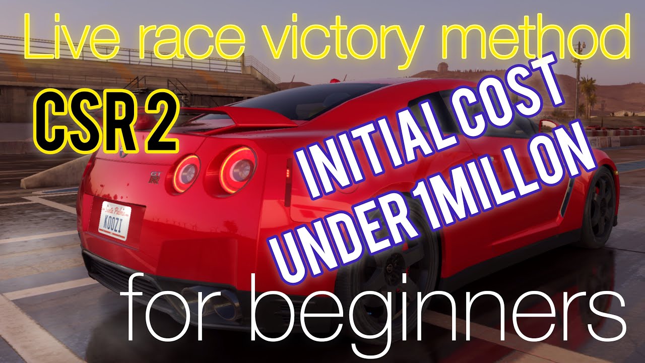 【CSR 2】Live race victory method for beginners